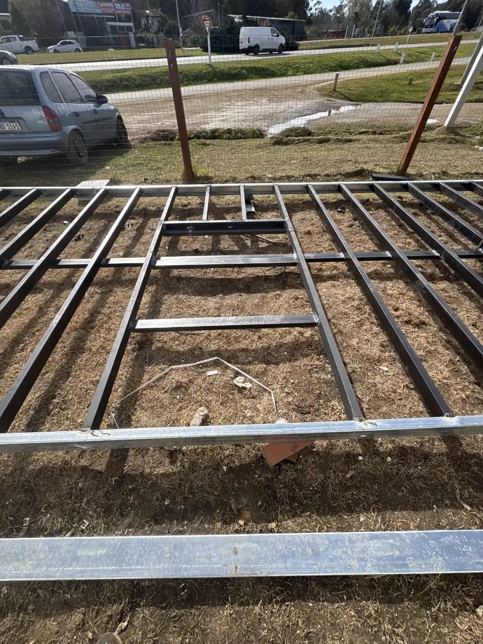 Estructura de entrepiso terminada