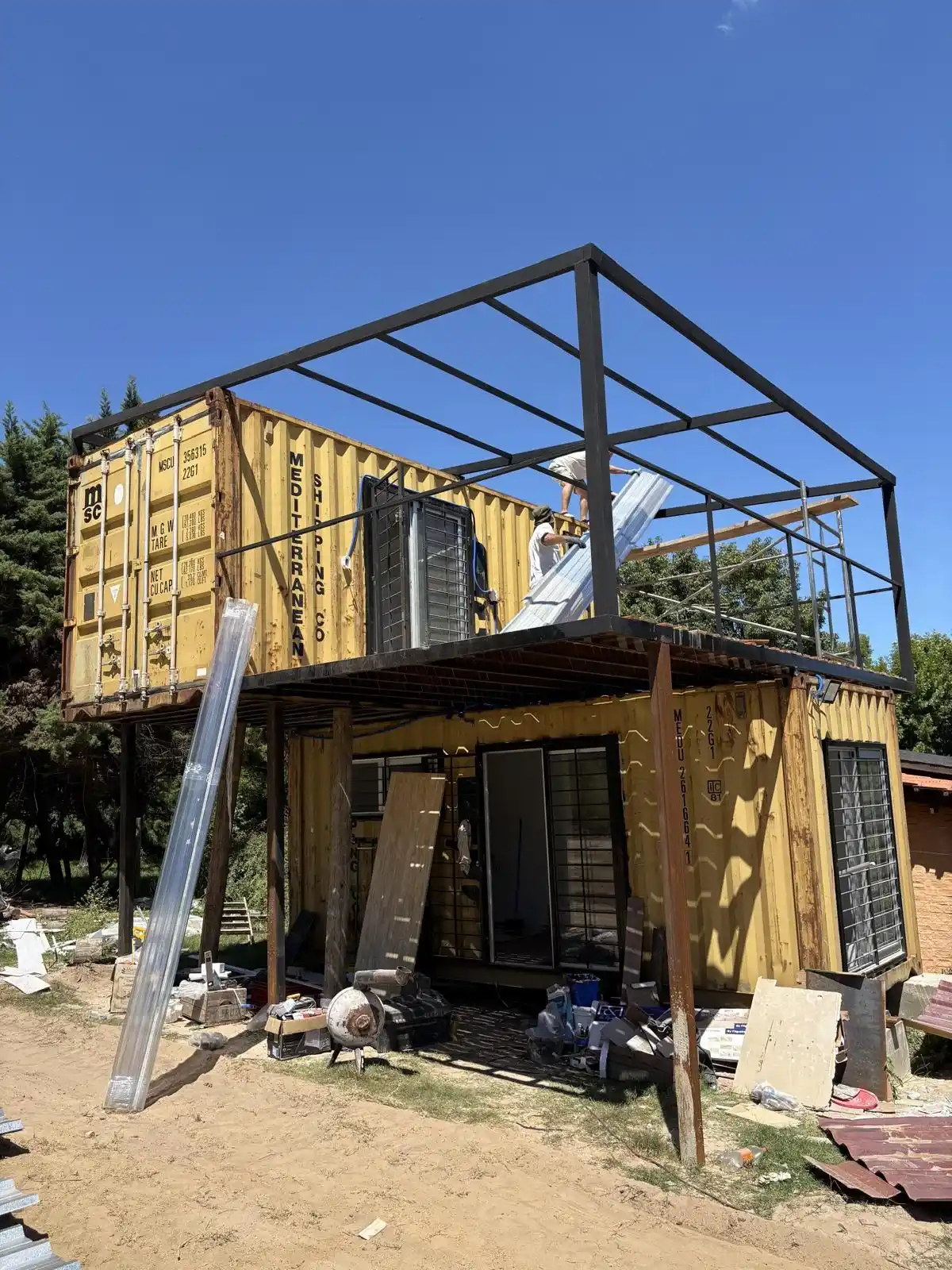 Estructura metálica para techo